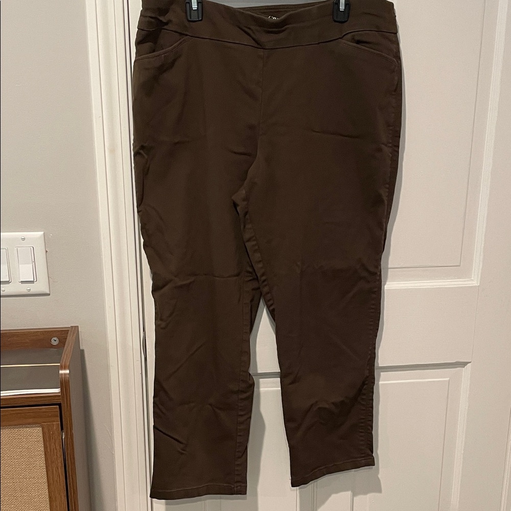 Croft & Barrow Dark Brown Trousers